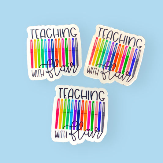 Teaching With Flair Stickers