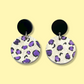 Silver And Spots Dangles