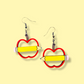 Teacher Apple Earrings-personalized