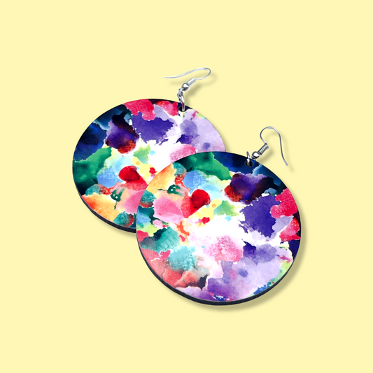 Watercolors Dangle Earrings