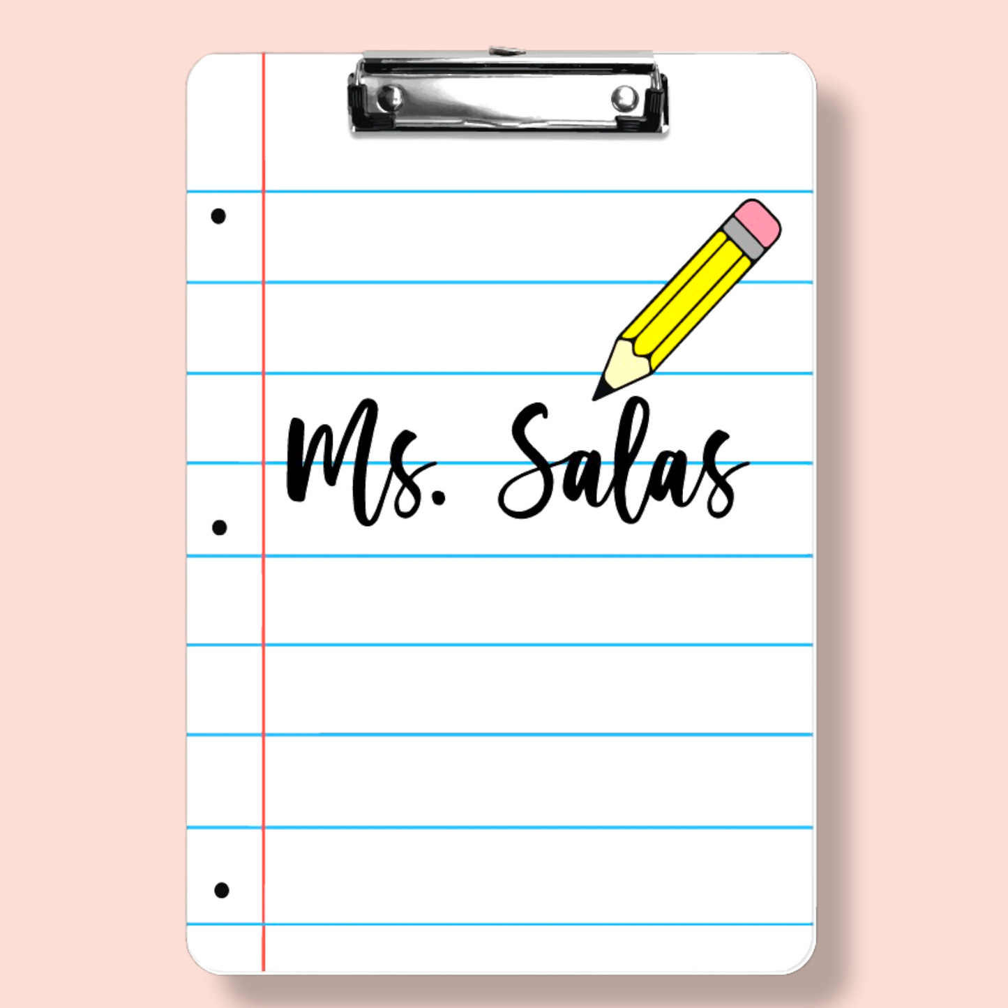 Notebook Paper Clipboard