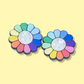 Daisy Color Wheel Studs