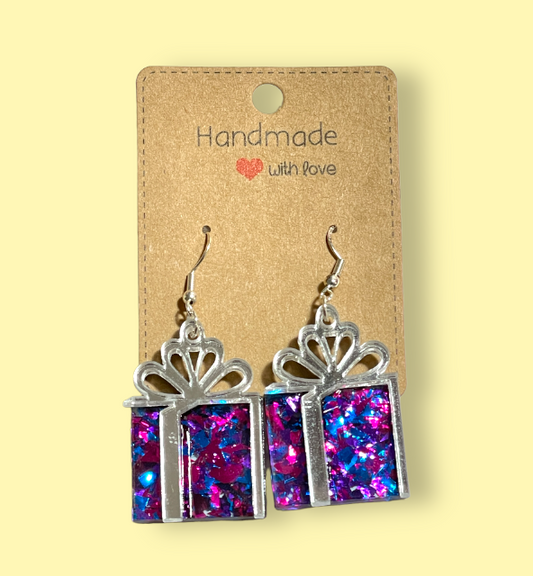 Layered Christmas Present Dangles