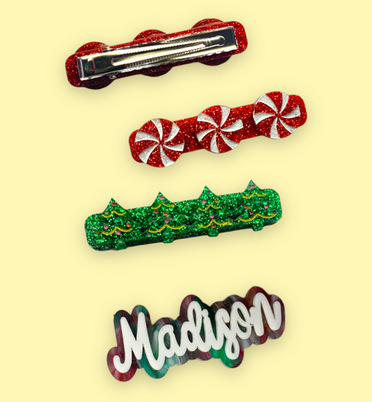 Christmas Hair Clips