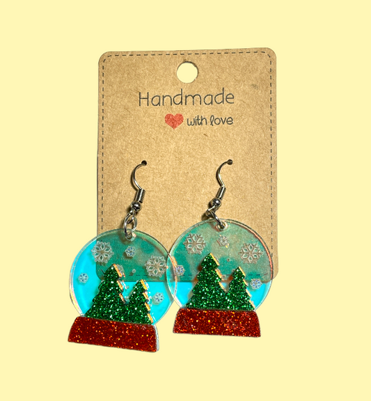 Iridescent Snow Globes