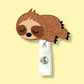 Sleeping Sloth Badge Reel